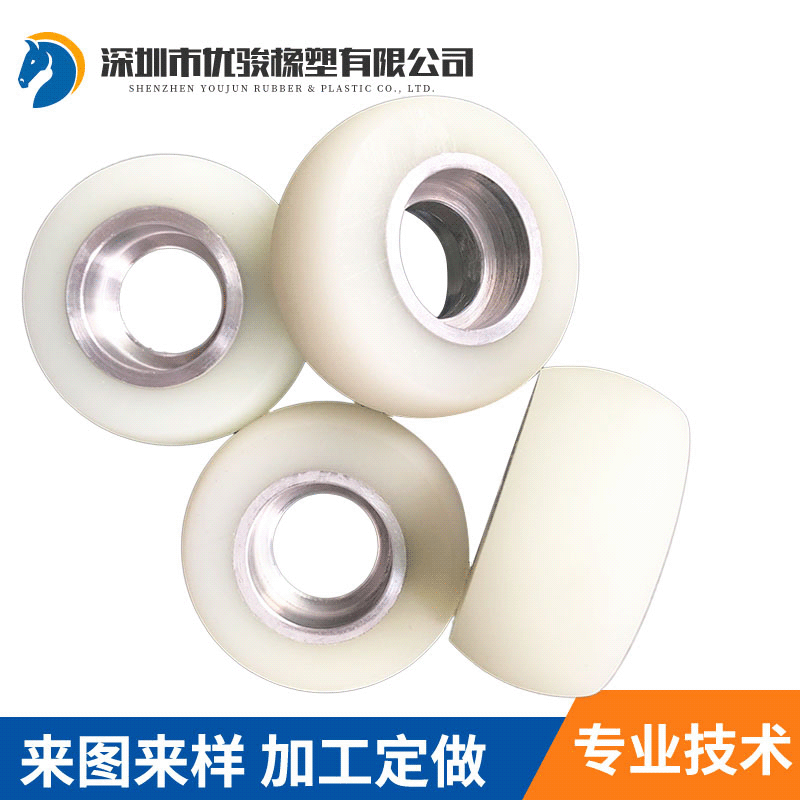 胶轮 聚氨酯胶面 弧形 包胶牢固不脱 耐磨耐压 尺寸精准