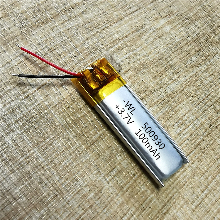 500930聚合物锂电池100mAh 3.7V  蓝牙小音箱 蓝牙耳机锂电池