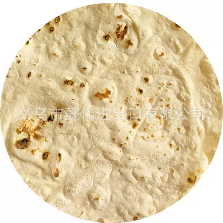 ins跨境爆款 Tortilla Blanket 墨西哥卷饼毯法兰绒毛毯厂家 直销