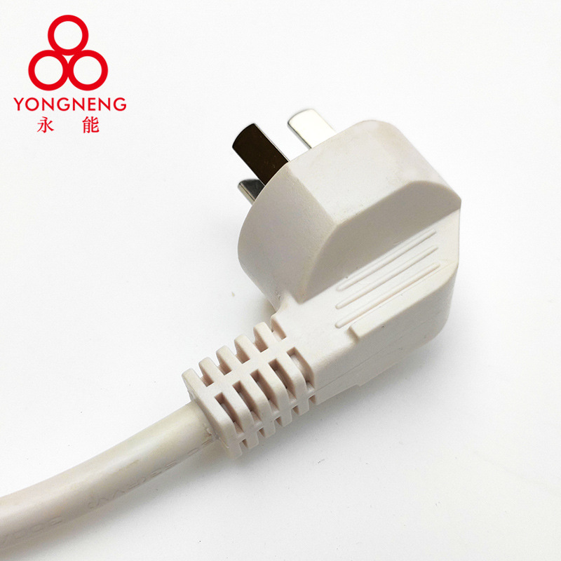 三芯1.5平插头国标三脚插头电线带插头 一体式插头电源线