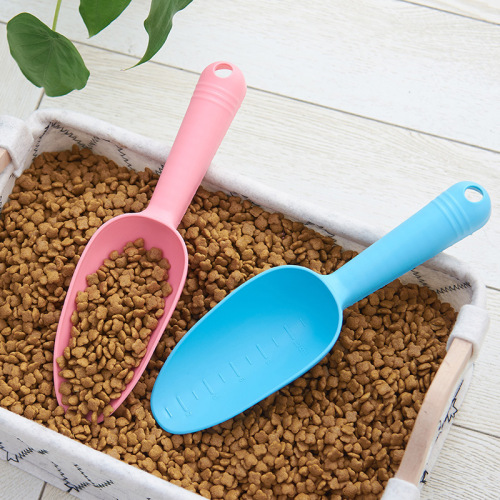 Water and Food Scoop for Dogs and Cats, Dual-Use Measuring Spoon with Graduations, Pet Feeding Scoop