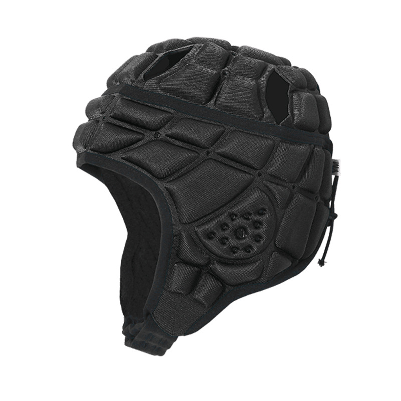 Casco Anticolisión de fútbol Negro