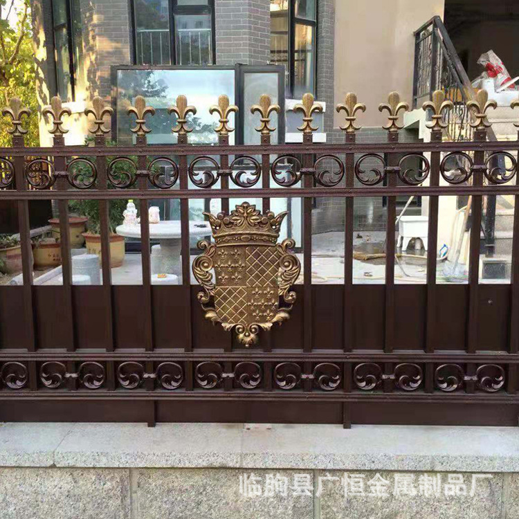 铝艺护栏 铝合金围墙防护栏杆 厂家定 制铁艺庭院围栏 栅栏 防护