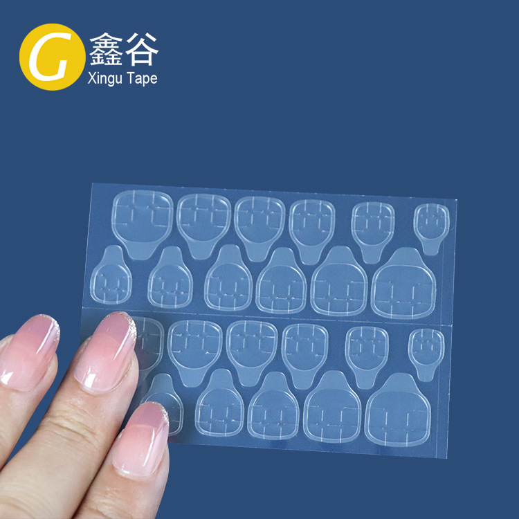 24 Transparent Nail Nails Reusable Wear Back Adhesive Double-sided Paste Extremely Sticky Waterproof Jelly Gel 24 Transparent Nail Nails Reusable Wear Back Adhesive Double-sided Paste Extremely Sticky Waterproof Jelly Gel