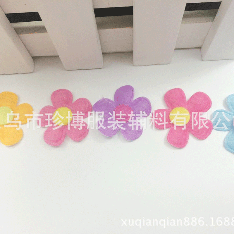 玩具鞋帽装饰小配件 喜糖果盒装饰材料超声波压花 动物卡通小花