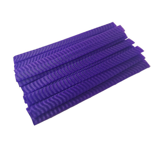 【】12cm Purple Makeup Brush Net Cover - Large Makeup Pen Shaping Protection Cover - Fluffy Storage Net