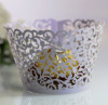 Factory Direct Selling Cake Paper Edge Laser Hollow Vine Cup Camera White Beads Bauhinia Cross -border Spot