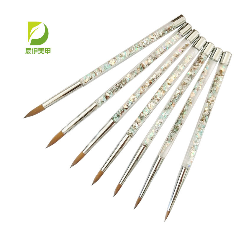 Liquid Rod Quicksand Rod Imitation Mink Hair Round Tip Pen Carving Pen Painted Pen Potting Oil Porcelain Pen Manicure Tool Manicure Pen