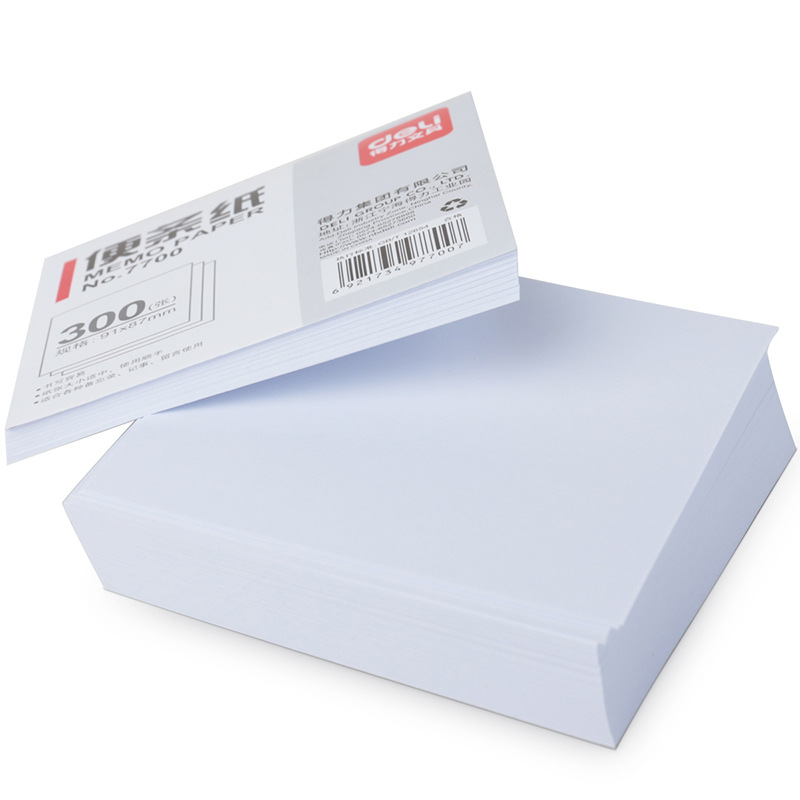 델리 노트 용지 7700 노트 용지 편리지 91x87mm 학습 사무용품 도매