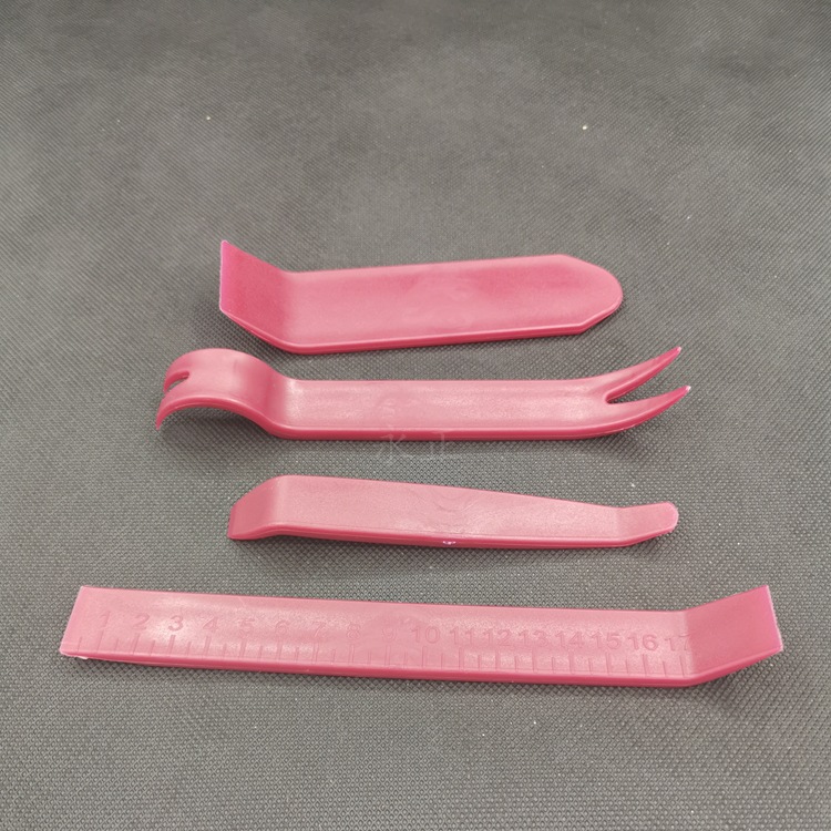 销售汽车音响拆装工具塑料内饰门板撬板卡扣起子胶扣起子四件套装
