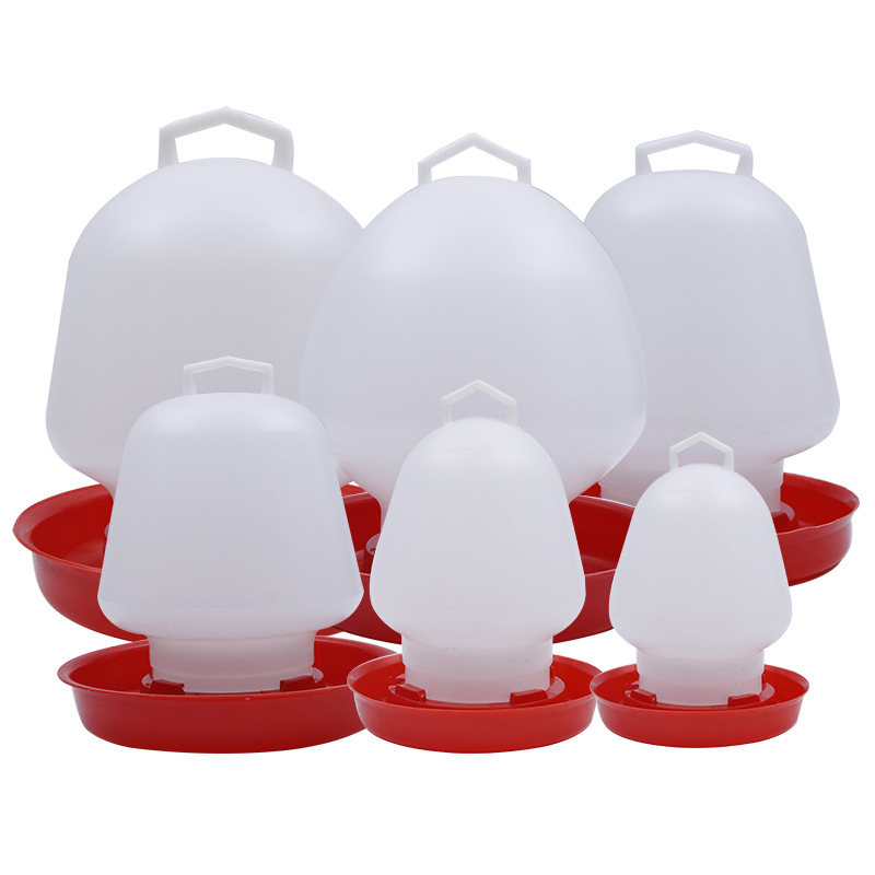 Dispensador de agua redondo para hervidor de pollo para Pato y ganso