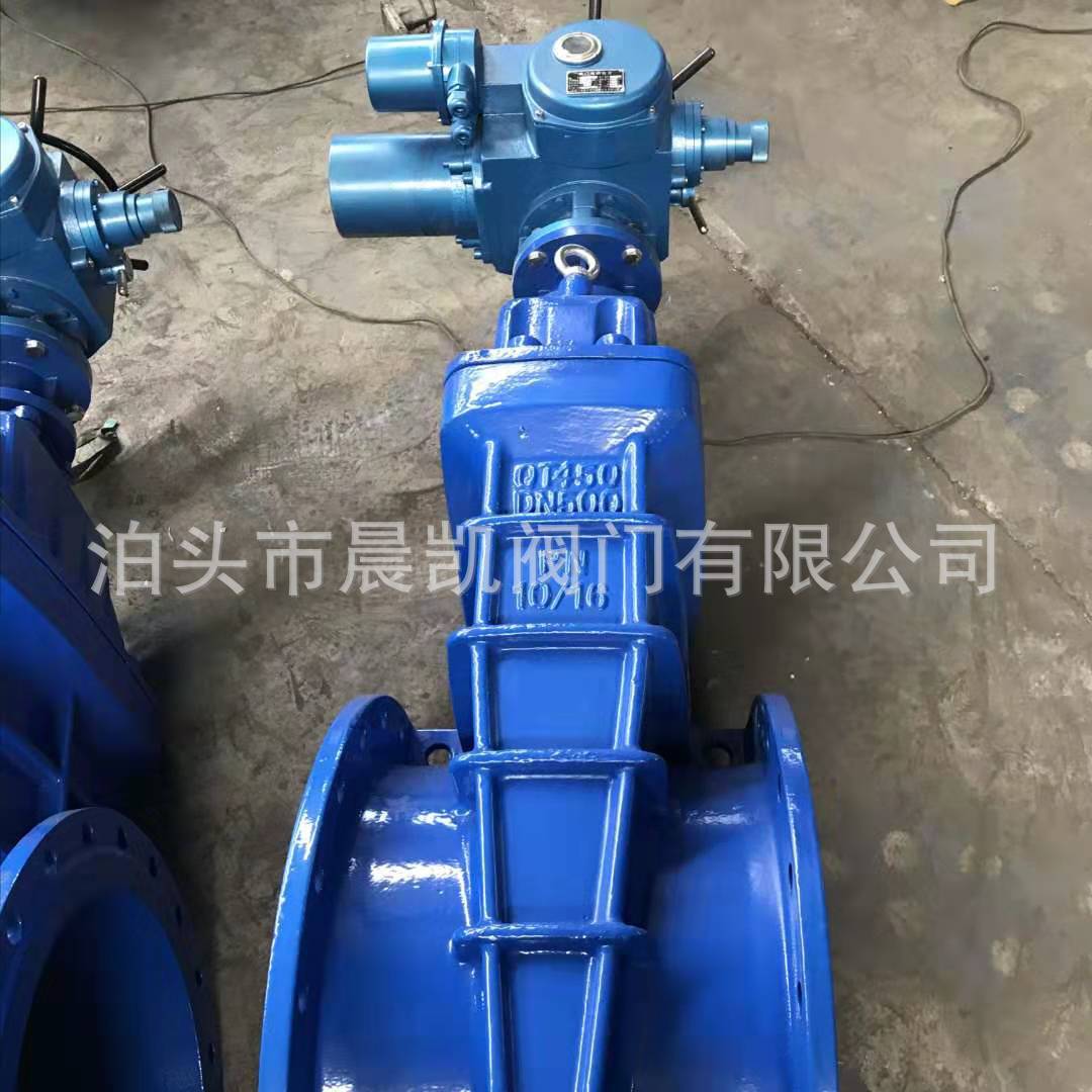 供应Z945X法兰软密封电动闸阀 DN1000闸阀 球铁耐腐蚀电动闸阀