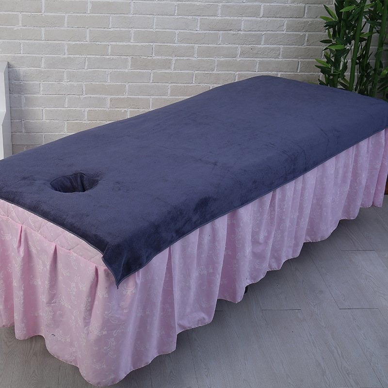Beauty Salon Bed Sheet with Hole, Towel with Hole, Bed Head Towel, Large Bath Towel, Massage Bed Sheet Supplies, Ultra-Soft Hole Towel Beauty Salon Bed Sheet with Hole, Towel with Hole, Bed Head Towel, Large Bath Towel, Massage Bed Sheet Supplies, Ultra-Soft Hole Towel