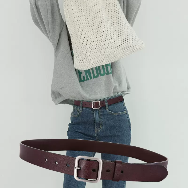 简约方扣女士皮带时尚百搭韩国复古休闲裤腰带女韩版学生厂家直销