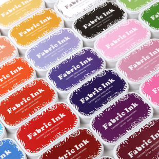 Hand account DIY decorative inkpad BD35 color color inkpad box dye card seal cloth rubber stamp waterproof printing table