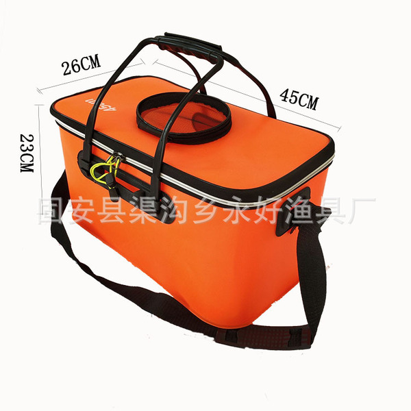 EVA fishing folding bucket water tank square eva bucket folding live…