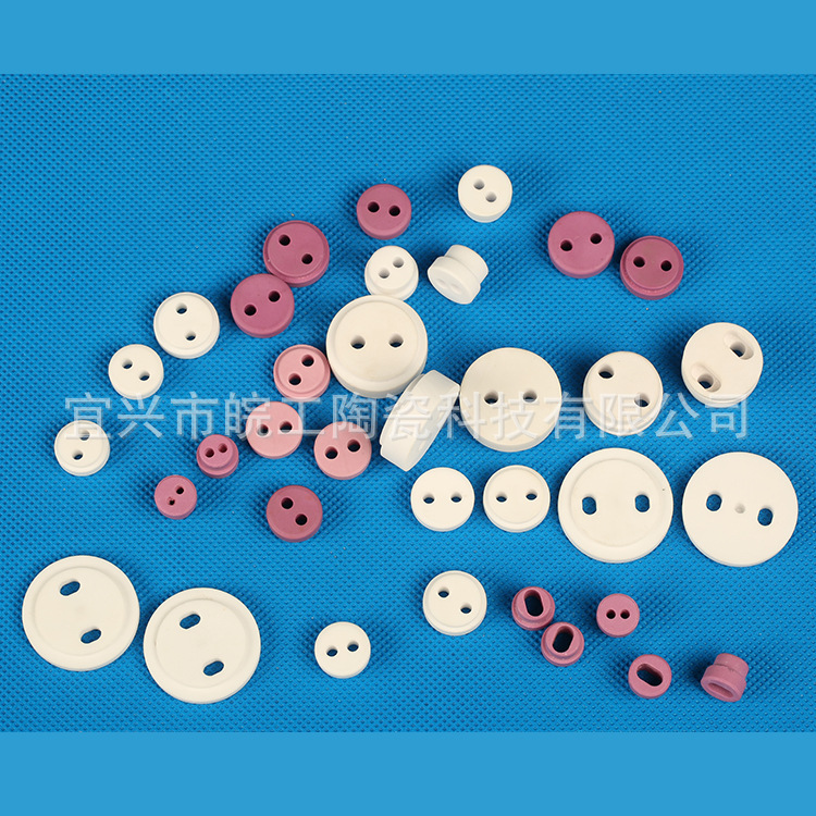 生产8/16MM单头管电热管陶瓷头 加热棒瓷珠 电热陶瓷配件生产