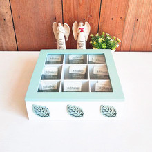 小清新桌面茶包盒储物收纳盒整理盒木质茶叶盒创意家居装饰品摆件