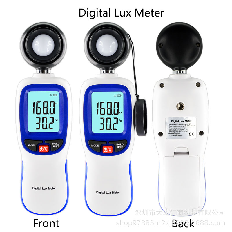 标智WT81(B)数字照度计数显测光表手持高精度光照度仪Lux Meter