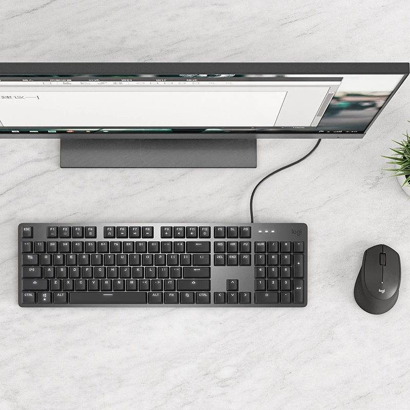 Клавиатура с подсветкой Logitech K845, механическая, игровая, зелёная ось, красная луна, интернет-кафе, киберспорт, wholesale