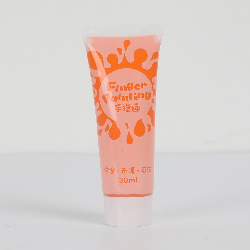 Pintura de dedos naranja / 30ml
