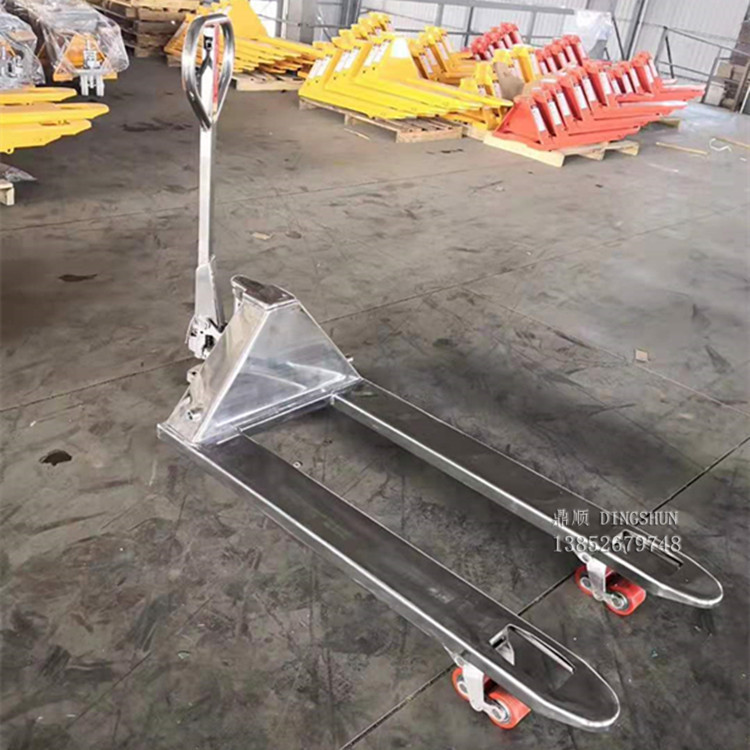 2吨2.5吨3吨手动不锈钢叉车 不锈钢托盘升降车 不锈钢搬运车地牛