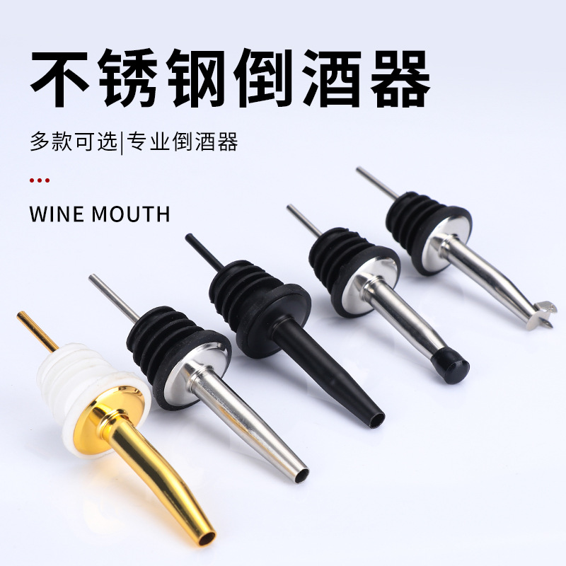 Creativa salvaje vino tapón de lujo vino pourer coctelera personalizada vino extranjero vino tapón de acero inoxidable tapón de vino