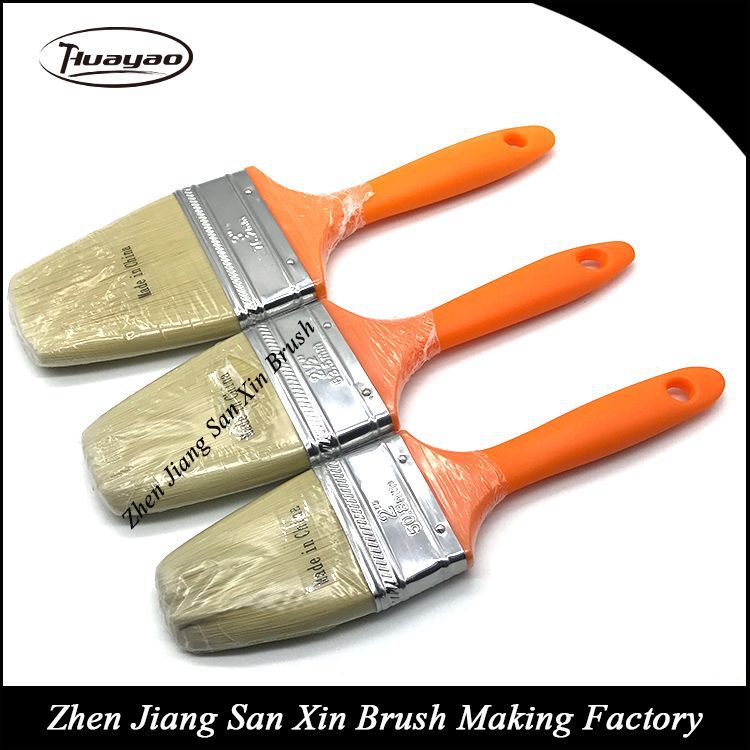 Painter Tools Plastic Paint Brush Bristle Brush Dust Removal Cleaning Brush Scrub Plastic Handle