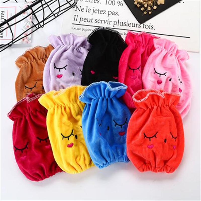 Cute Velvet Cartoon Sleeves Female Cartoon Students Short Anti-fouling Sleeves Gifts