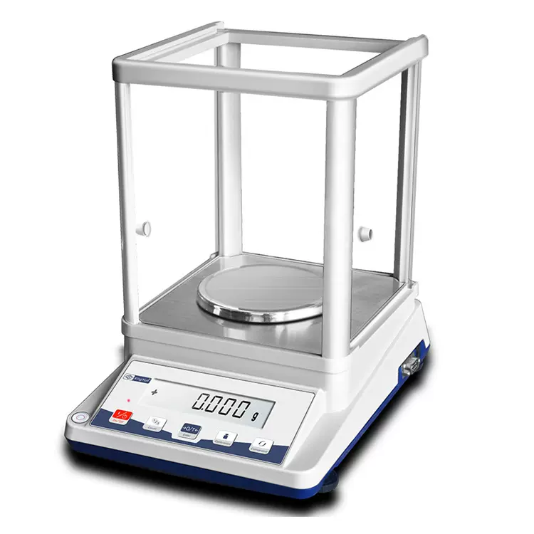 幸运全自动内校分析天平千分之一1mg0.001g电子天平实验秤高精度