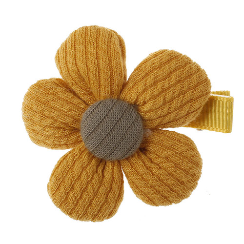Children's hairpins European and American little girl baby headwear cute fabric flower edge clip hairpin hair accessories set 10 pieces