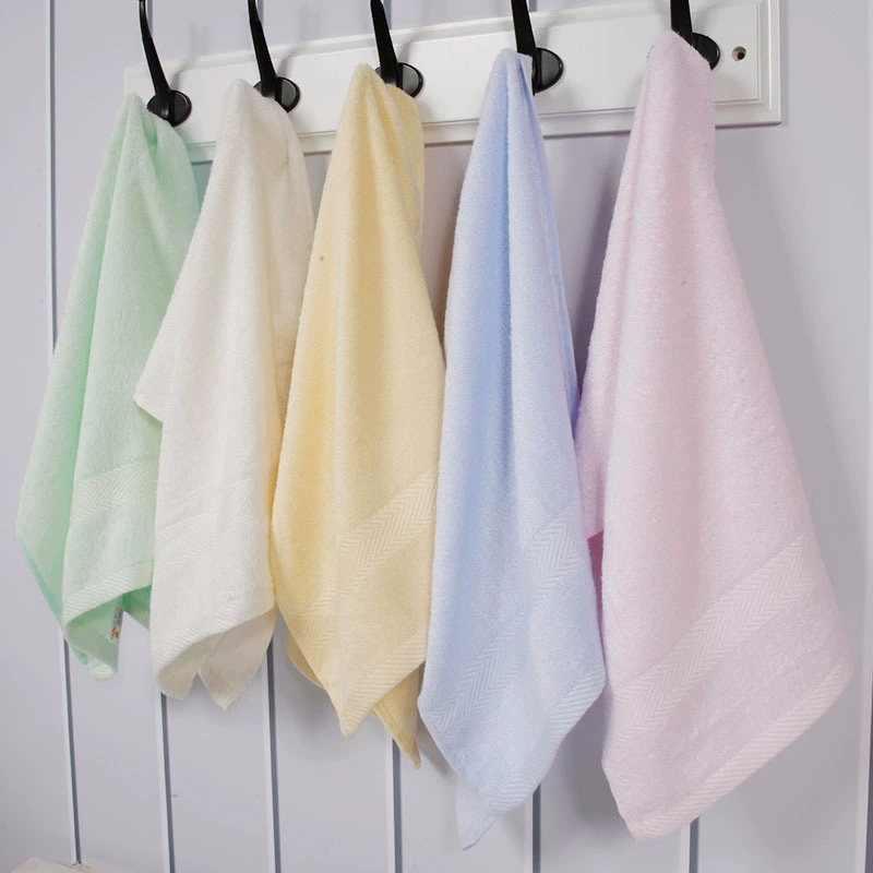 Бамбуковое волокно полотенце (Jie Leya), 50×30 см, мягкое впитывание воды, assorted colors