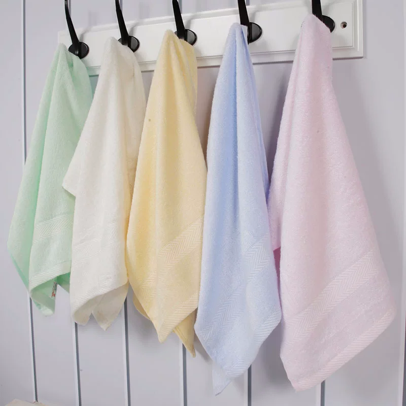 Бамбуковое волокно полотенце (Jie Leya), 50×30 см, мягкое впитывание воды, assorted colors