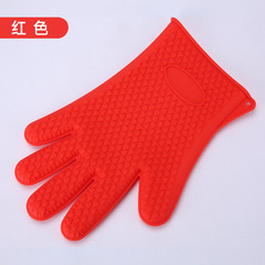 Wholesale Thickened Heat-Resistant Insulating Silicone Gloves, High-Temperature Microwave Oven Baking Gloves, Waterproof Gloves