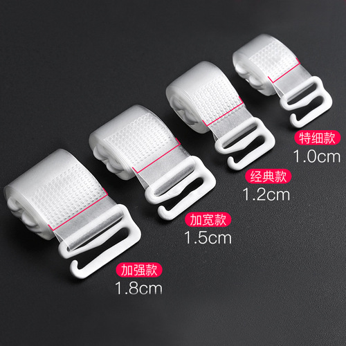 Cross-border women's seamless one-line collar invisible shoulder straps bra with non-slip underwear bra with various specifications of transparent shoulder straps