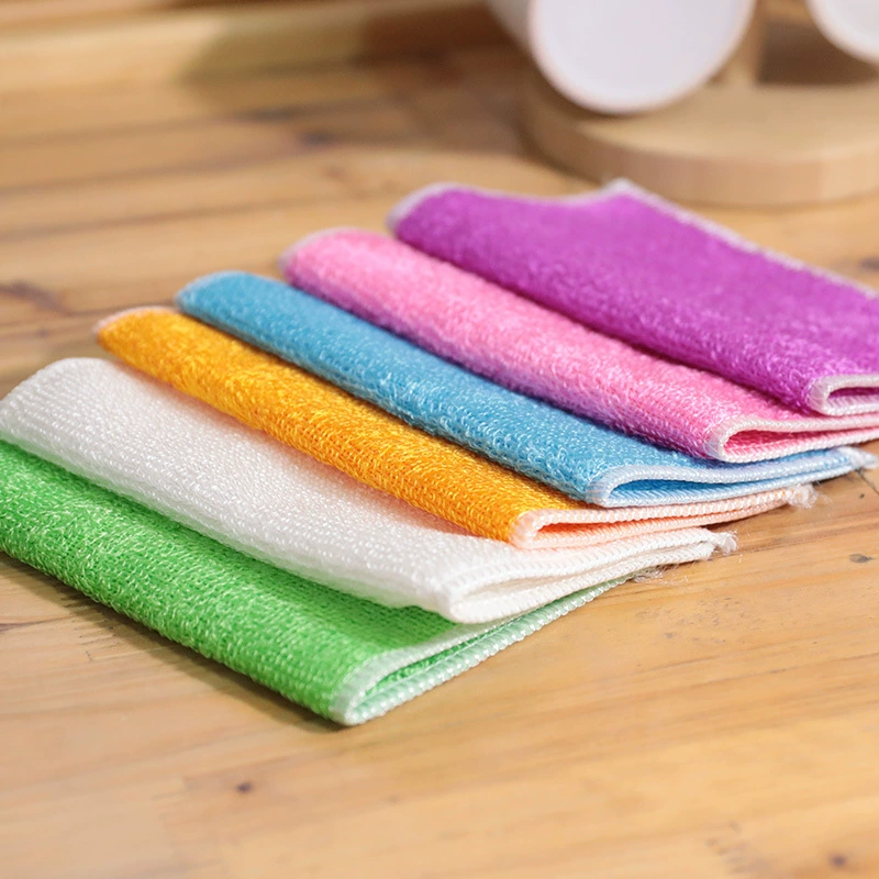 Салфетка для мытья посуды с антипригарным покрытием для домашнего использования, губка для чистки, полотенце для мытья посуды из бамбукового волокна, салфетка для уборки, оптовая продажа товаров для кухни и дома