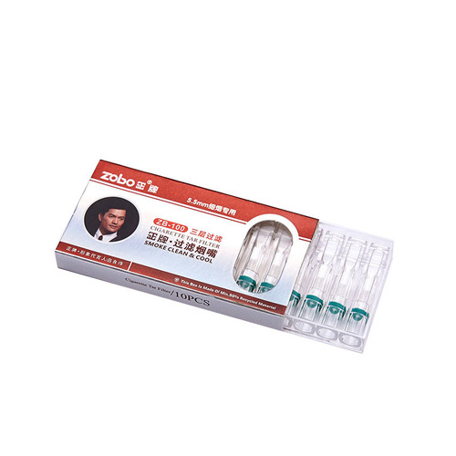 ZOBO Official Cigarette Filters for Ladies Disposable Slim Filters with Triple Filter Beads Clean Smoke Adapters Bulk