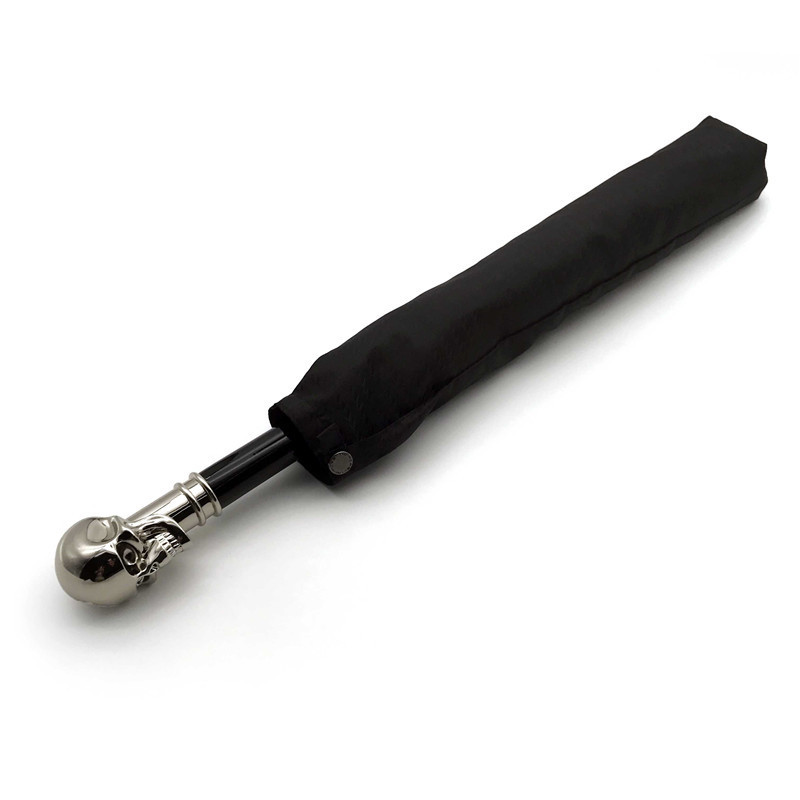 Factory Outlet 20% Personalized Metal Skull Umbrella 23 Inch 10 Bone Strike Cloth Pattern High-grade Advertising Umbrella