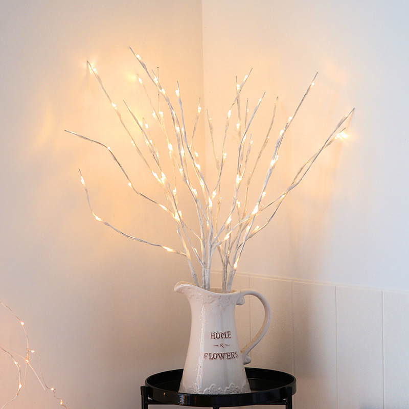 LED lights flashing lights tree branch lights room decoration lights holiday lights chandelight 20 head home Vase decoration tree lights LED lights flashing lights tree branch lights room decoration lights holiday lights chandelight 20 head home Vase decoration tree lights