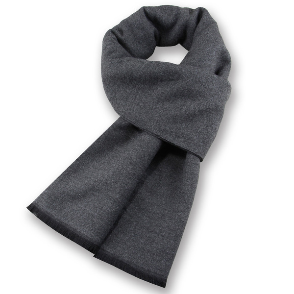 Solid color demi-season keep warm men's scarf