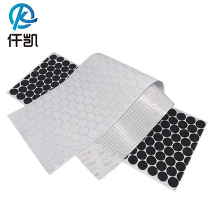 Manufacturer's Spot Silicone Shock-absorbing Gasket Black Transparent Round Foam Patch Single-sided Adhesive Silicone Rubber Foot Pad
