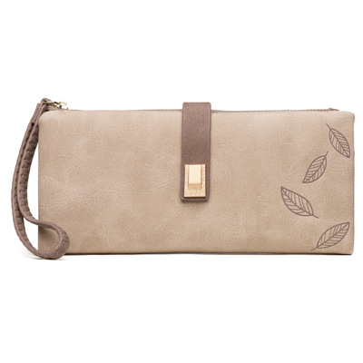 Cartera larga para mujer Hopper* de Amazon, estilo europeo y americano retro, con hebilla plegable, bolso multifuncional para teléfono móvil.