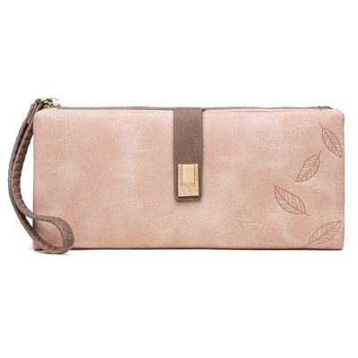 Cartera larga para mujer Hopper* de Amazon, estilo europeo y americano retro, con hebilla plegable, bolso multifuncional para teléfono móvil.