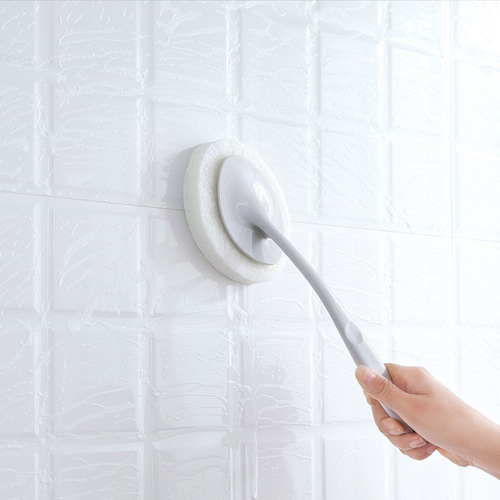 Long handle sponge wiper brush wall cleaning brush bathtub toilet sponge brush floor tile brush sponge scouring pad