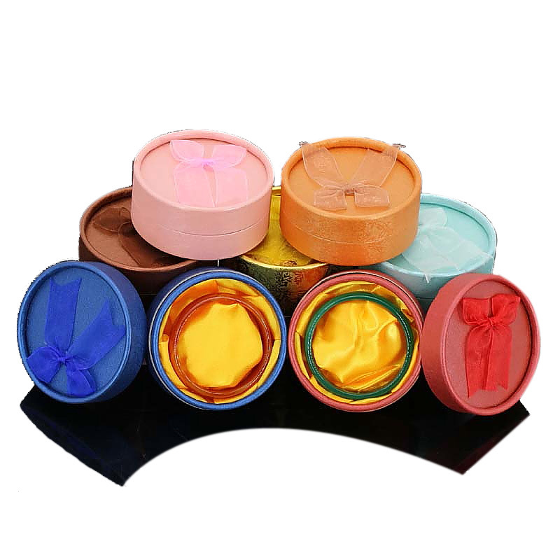 首饰包装盒4.5高特大圆不开窗手镯手串手链银环收纳盒厂家批发