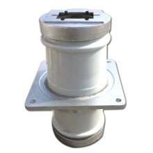 厂家供应铜母排瓷绝缘套管CM-10-160高压陶瓷铜母线穿墙套管10kv