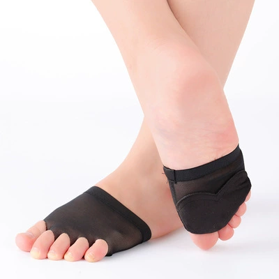 Jinhang Craft, новая половина обуви для танца живота, крышка для передней части стопы с пятью отверстиями, танцевальная обувь, противоскользящие носки из воловьей кожи