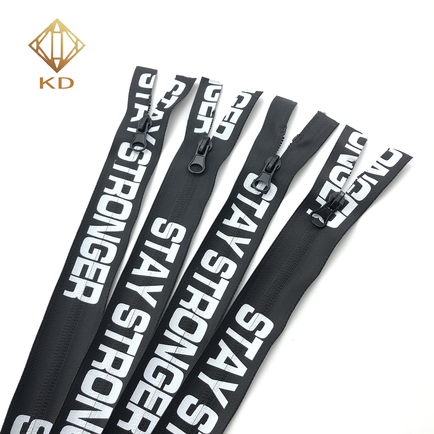 供应5号防水拉链印花尼龙拉链箱包防水拉链5号隐形开尾拉链