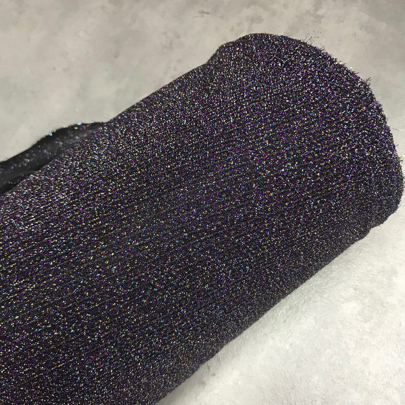Exterior sola Venta caliente brillante poliéster brillo no-elástico de color gruesa línea paño etapa traje accesorios multicolor en stock venta al por mayor