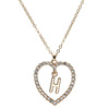 Fashionable necklace, universal chain for key bag  with letters heart-shaped, European style, simple and elegant design